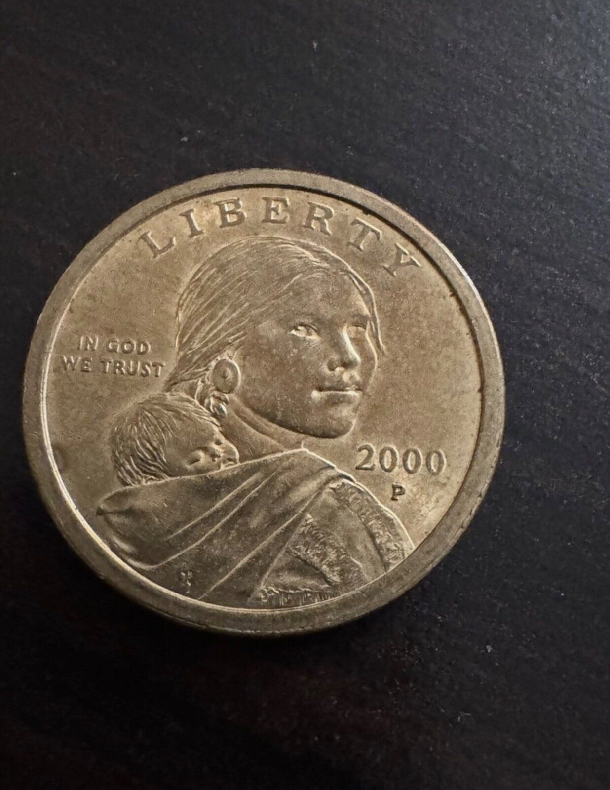 Rare 2000 P Sacagawea Dollar Wounded Eagle FS 901 Circulated Error rare-2000-p-sacagawea-dollar-wounded-eagle-fs-901-circulated-error