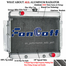 3 Row Radiator For 1969 1970 Chevy Caprice Bel-air Biscayne Kingswood Impala V8