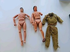 Vintage 1973 Gabriel Lone Ranger  Tonto Action Figures for Parts