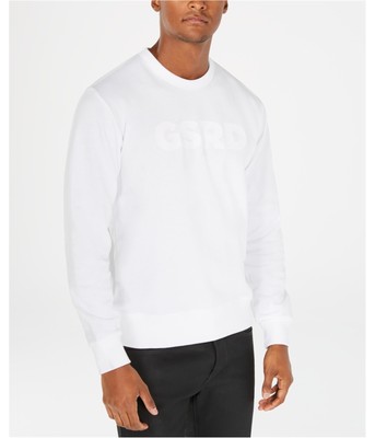 G-Star Raw Mens GSRD Sweatshirt, White 
