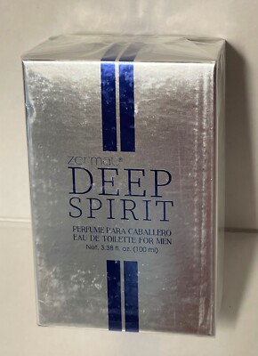 Zermat Deep Spirit Eau De Toilette for Men 3.4 Fl Oz~NIB