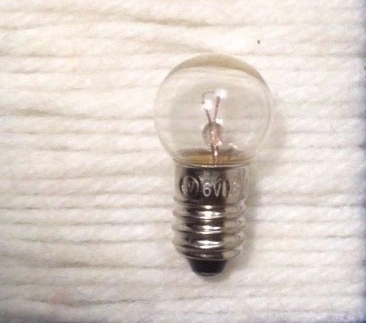 clear 6V tea LIGHT bulb for 4 AA batteries 1.8 watt flashlight G4.5 globe #31 - Image 3 of 4