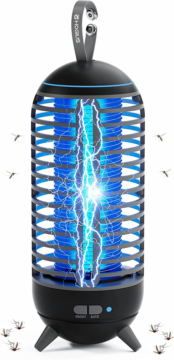 GREAT WORKING TOOLS Portable Bug Zapper Mosquito Killer Lamp Camping Bug  Zapper Outdoor Indoor Insect Killer LED Light Bulb Battery Powered USB