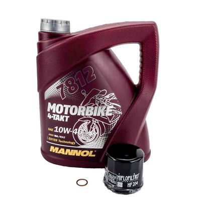 Öl+Ölfilter Ölwechselset passend für Honda CB900 F Hornet SC48 2002-2005