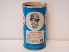 1977 Dave Cash Montreal Expos RC Cola Empty Can