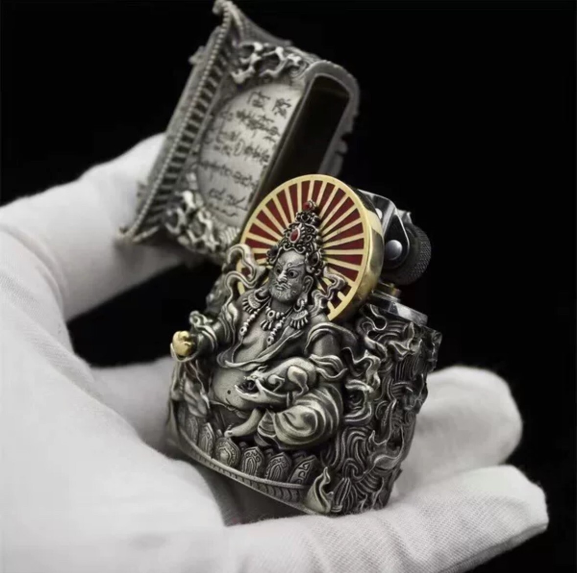 ノッポページ Vintage Zippo Bottom Code Both Sides Metal Nickel 2000 Japan