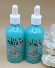 2~Isle Of Paradise Body Hyglo Self-Tan Serum 3.21 fl New 
