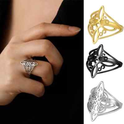 Anillo De Nudo De Bruja - Nudo Celtis - Amuleto De Brujería - Wiccan Pagano