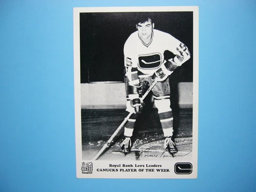 1970/71 ROYAL BANK LEO'S LEADERS VANCOUVER CANUCKS NHL PHOTO ROSAIRE PAIEMENT