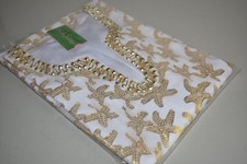 New Lilly Pulitzer COLBY SILK TUNIC DRESS White Metallic GOLD Lurex STARFISH 6