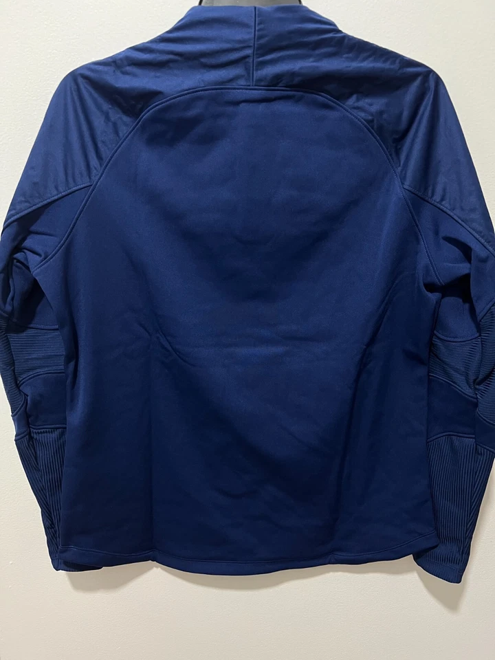 Camiseta Nike Therma-Fit Mujer Talla L Azul Vacío 1/4 Cremallera Fútbol Strike Drill $100 Nueva con Etiquetas Foto 2 de 4