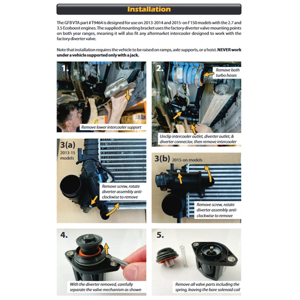 Válvula de soplado Go Fast Bits VTA atornillable directo para Ford F-150 2.7 y 3.5 EcoBoost Foto 3 de 4