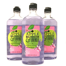 3-Pack Bath  Body Works Apple Blossom  Lavender Shower Gel Wash 10 fl.oz