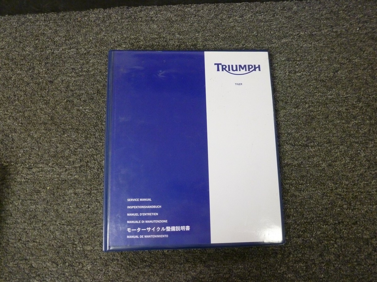 1997-1998 Triumph Tiger 900 885 Motorcycle Factory Shop Service