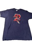 Shangri-La T-Shirt, Size 40 Men’s Medium Embroidered Colorful Dragon Nepal￼