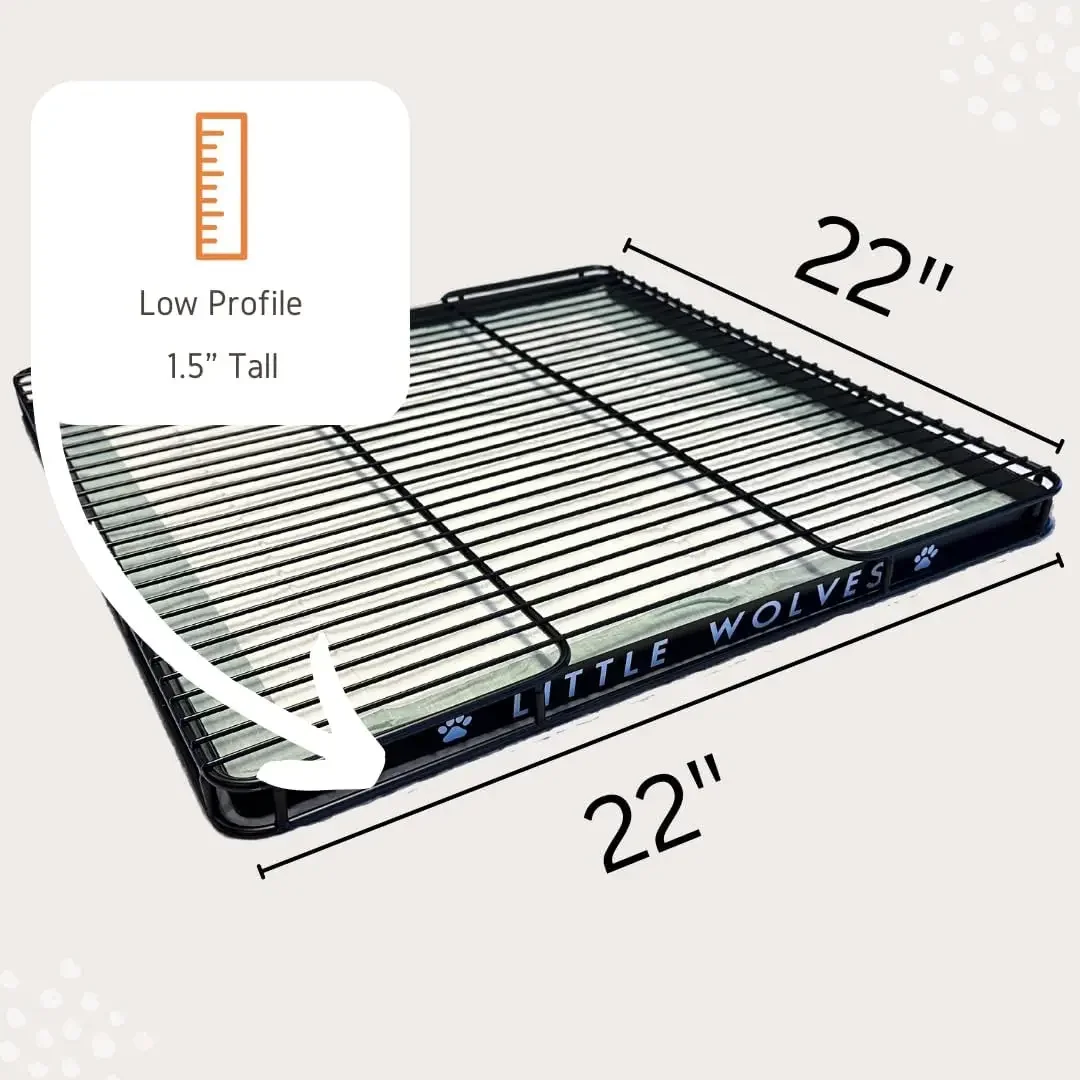 Little Wolves Puppy Potty Tray Essentials: 22X22 Reusable Heavy