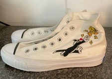 Rare Vintage Keds 90 s Looney Tunes High-Top Canvas Sneakers Shoes Womens Size 6