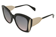 Brand New 2025 GENNY Women Sunglasses GYS 972 col 01 Frame Italy Authentic Black