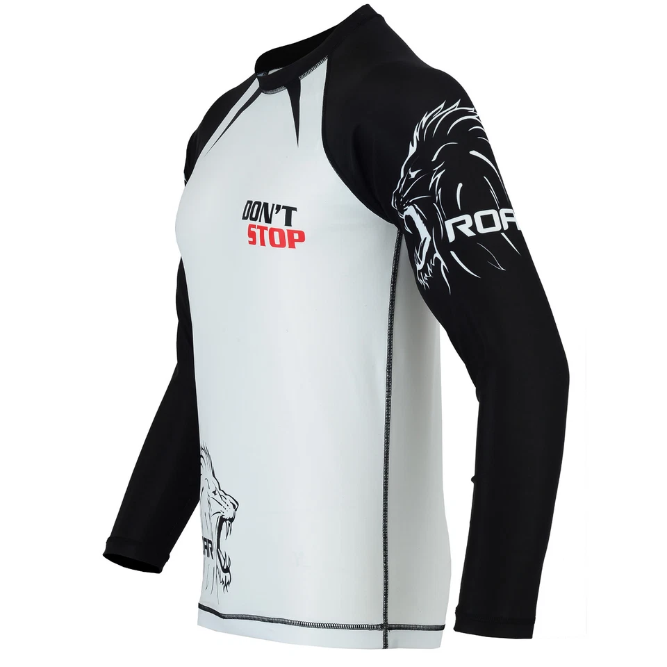 ROAR MMA Grappling Rash Guard BJJ Fight Shorts Thermal Compression Gym Pants - Image 4 of 4