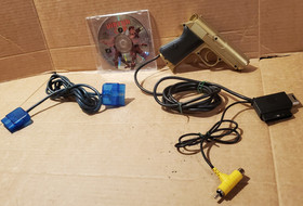 Sega Saturn PlayStation 1 PS1 Light Gun Guncon Controller  Scorpion