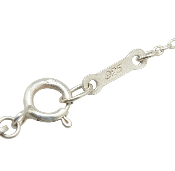 Collana lunga cerchio eterno Tiffany & Co. 32" argento 925 Peretti Auth #9221