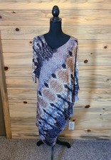 Snap Women's Plus Size Snakeskin Dress 1X
