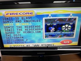Sega Mega Drive Arcade Classic Multi Game Wireless Console + 6 Games