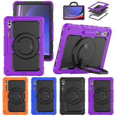 For Samsung Galaxy Tab S10 Ultra S9 S8 Shockproof Case Hard Rugged Stand Cover