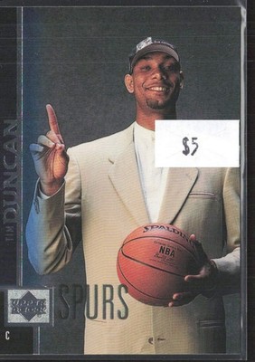 1997-98 Upper Deck #114 Tim Duncan San Antonio Spurs (C1)