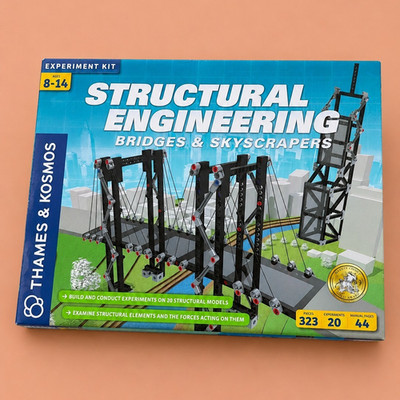 Thames & Kosmos Structural Engineering Bridges & Skyscrapers Experiment Kit 8-14