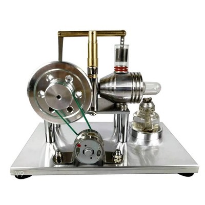 Balance Stirling Engine Model Mini Generator 3-5V Alcohol Heated