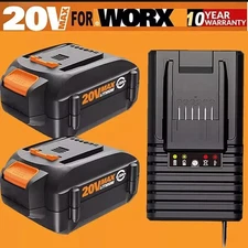 For WORX 20V 3.5Ah /8.0Ah Max Lithium Battery Charger Power Tools WA3520