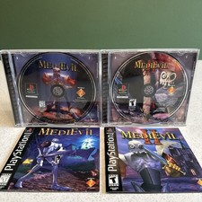 MediEvil 1 & 2 Sony PlayStation 1 PS1 Black Label Video Game Lot Complete In Box