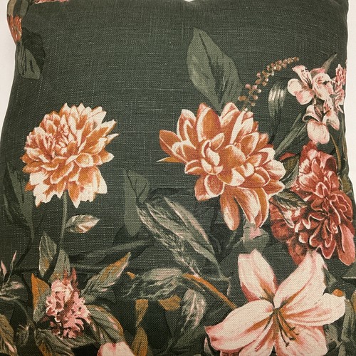 Threshold Studio McGee Toss Pillow 20in X 20in Floral Green Removable Cover - Picture 2 of 5