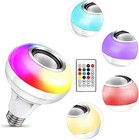 eecoo Smart LED Bulb,Bluetooth Light Speaker with Dimmable RGB Multicolor Audio