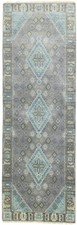 2'7 X 7'10 Oriental Runner Rug Tribal Muted Kitchen Decor Carpet 3X8 ft