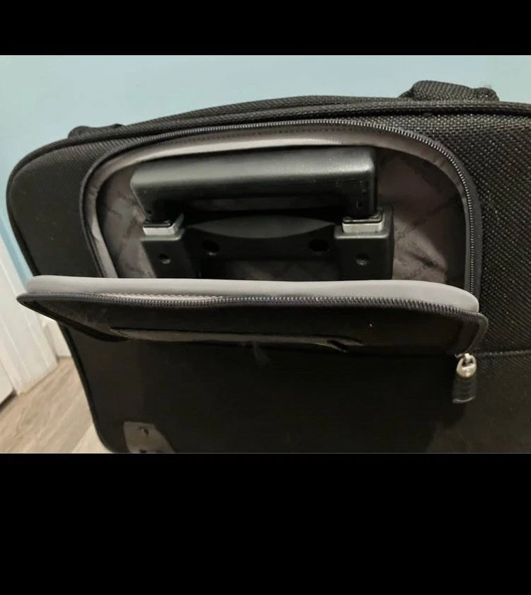 "Maletín de mano Samsonite para equipaje portátil bolsa de viaje ruedas asa 17"" + lona" Foto 4 de 4