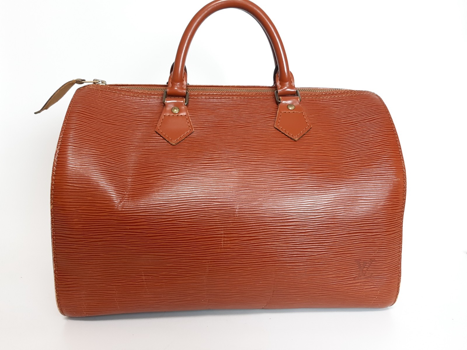 Louis Vuitton Handbag Speedy 30 M43003 Epi Kenya Brown Boston Bag VI0922