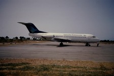 Dia PK-GKO Fokker F28-4000 Fellowship Garuda Indonesia 35mm gerahmt OP-K11-42