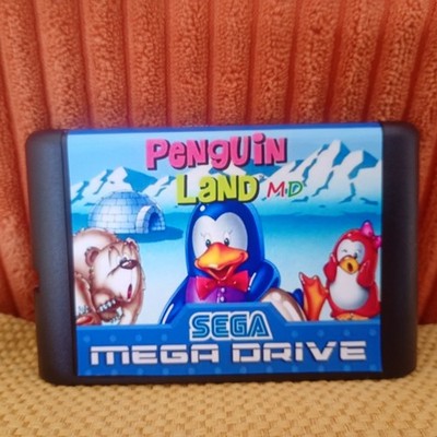 SEGA MEGA DRIVE NUR CARTRIDGE - PENGUIN LAND MD