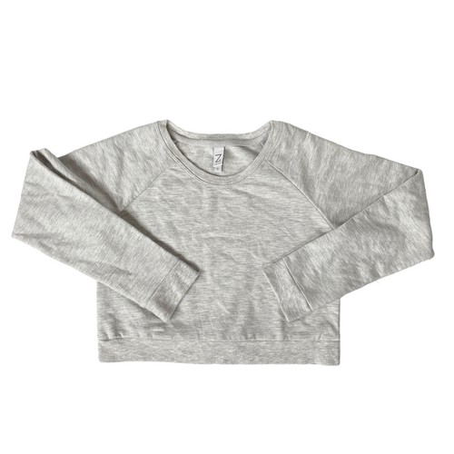 NEW Zella Girl Gray Sweatshirt Girls Size Small Crewneck