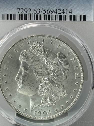 1904-O Morgan Silver Dollar $1 PCGS MS63 New Orleans Mint - Picture 8 of 10