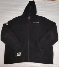 MAC Tools Fleece Lined Heavy Hoodie Jacket Full Zip Men's XL Black