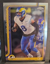 2025 Topps Chrome NFL Jared Verse Los Angeles Rams #173