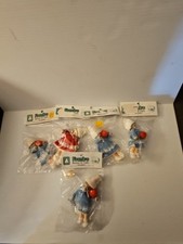 Vintage Franks Nursery  Crafts Minature Figures Set Of 5 Bk1 