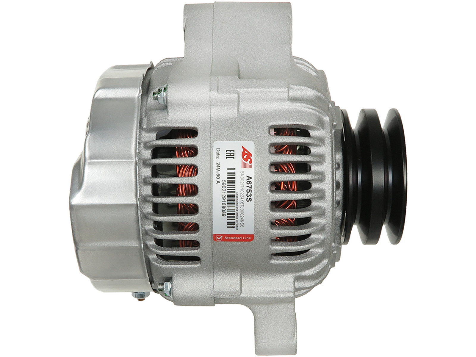 Brand New Alternator 24V 60A w/AP OE 102211-0470 L172mm OD54mm PL_3314
