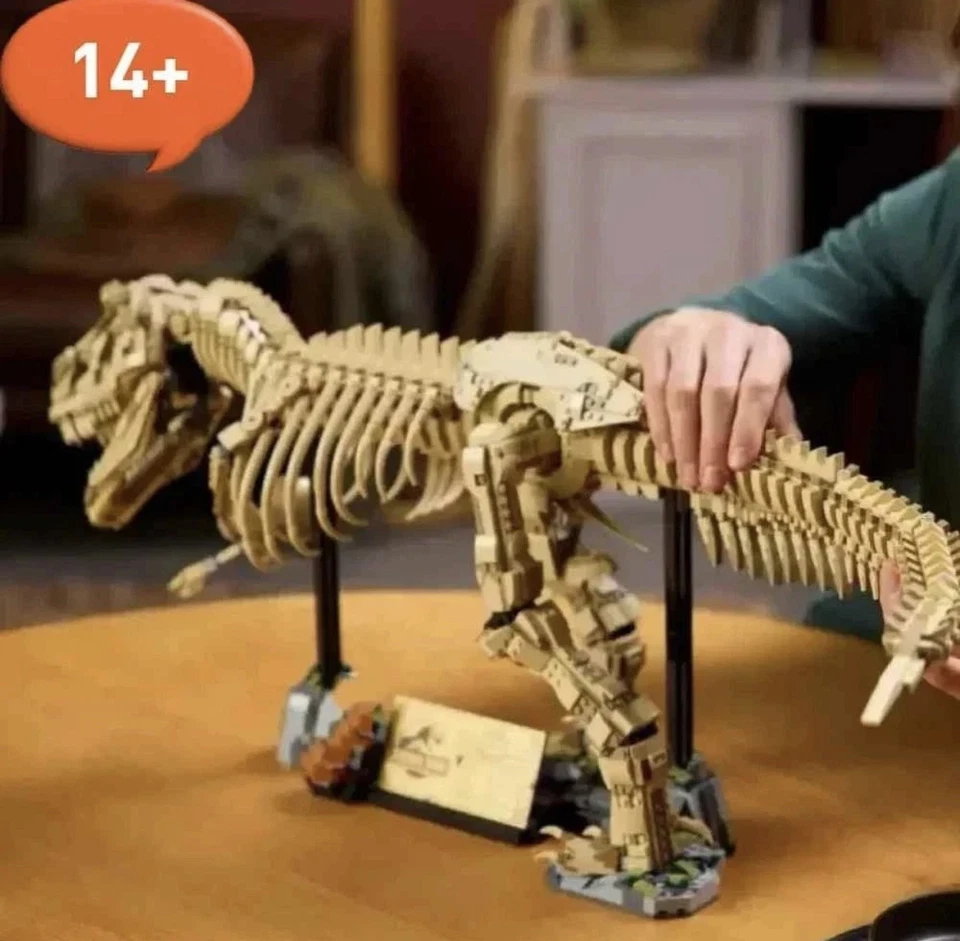 Jurassic World 76968 Mundo Dinosaurio Fósiles Tyrannosaurus Rex 3145 pieza Réplica Foto 2 de 4