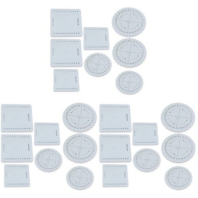 3 Count Quadratisches Seilwebbrett Strickseilwerkzeuge Gobelin-Webwerkzeuge