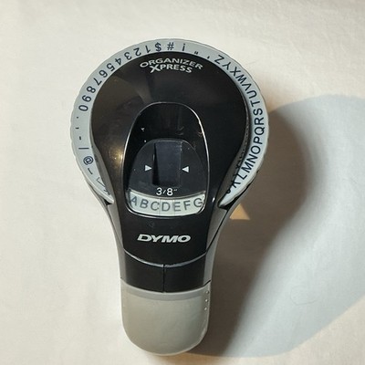 Dymo Organizer Xpress Dial Embosser Label Maker Uses 3/8'' Tape Tested Works