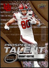2025 Upper Deck World of Sports #380 Brant Kuithe Foilboard Gold #/249 E1